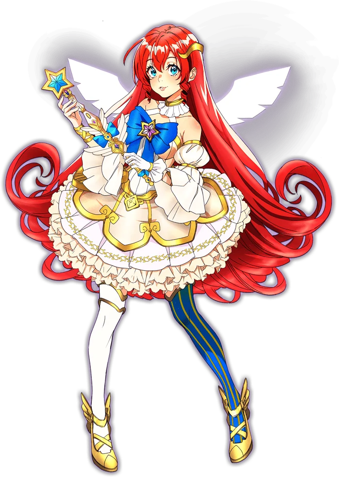 The Starlight Princess in her original white and blue dress