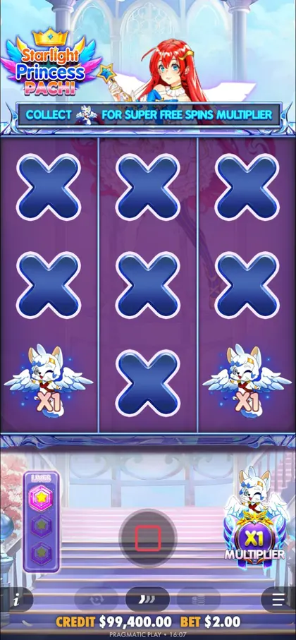 Super mini game with winged cats on a phone